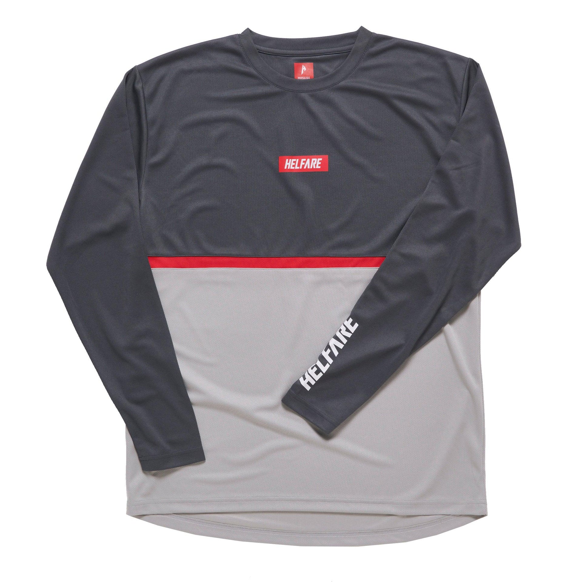 Cadence Jersey | Grey | HELFARE High Performance MTB Kit